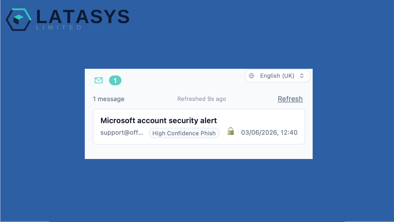 LataSys Quarantine: Reviewing held messages